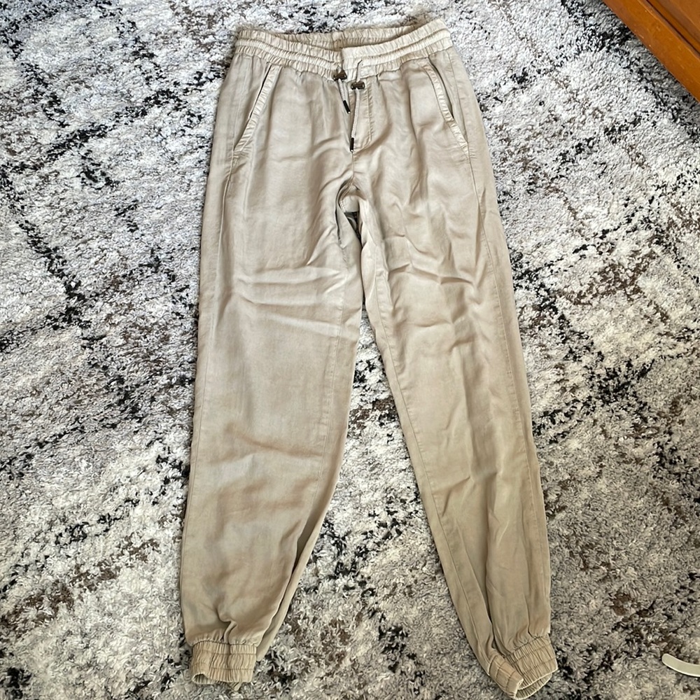Tan joggers